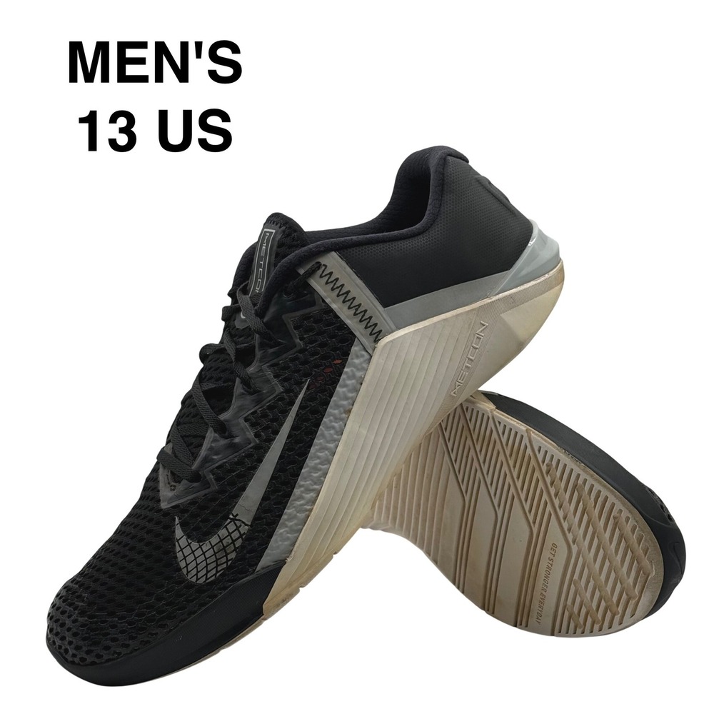 Nike‎ Metcon 7 Black Training Shoes Men's 13 CK9388-010 CrossFit Gym